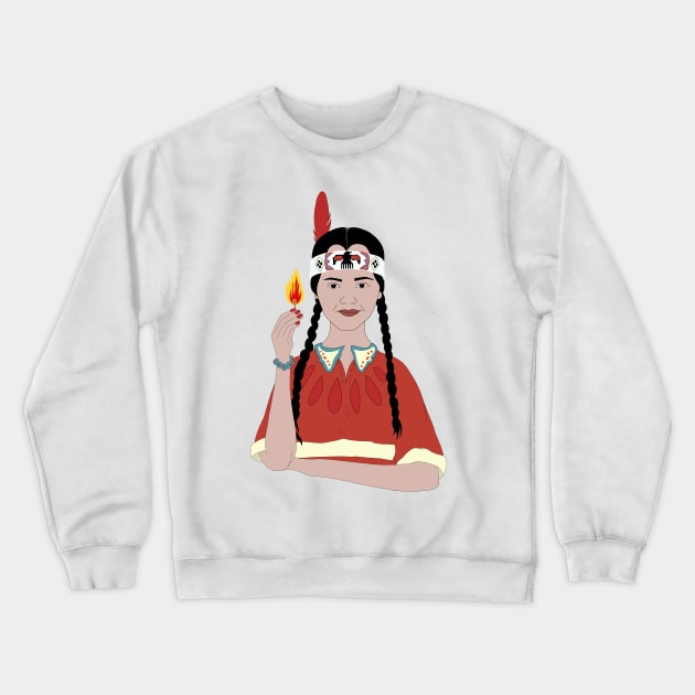 Wednesday Addams Crewneck Sweatshirt by Olly Illustrated